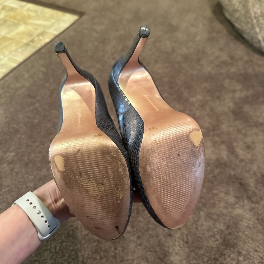 Worn Once! Bcbgeneration Platform Stilettos, Purp… - image 5